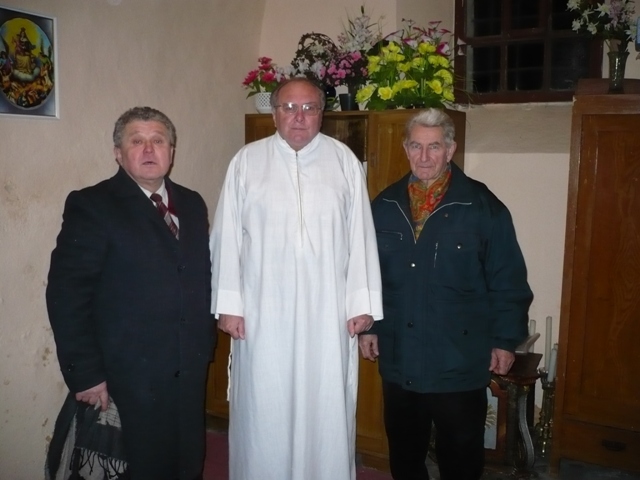 Bohdaneč, Vánoce 2006, p. J. Veleta, prof. Pompe, p. J. Holub
