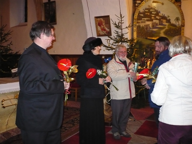 Koncert v Bohdanči, Vánoce 2008, Josef Kšica, Pavla Kšicová, Jan Kvapil